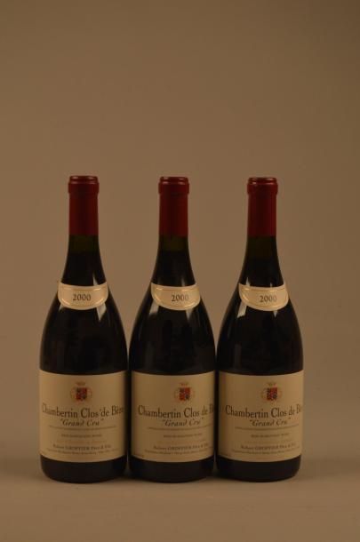 null 3 B CHAMBERTIN CLOS DE BEZE (Grand Cru) Groffier 2000