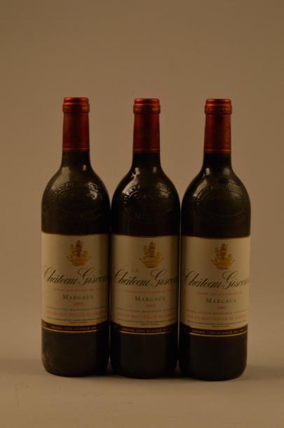 null 3 B CHÂTEAU GISCOURS GCC3 Margaux 2003