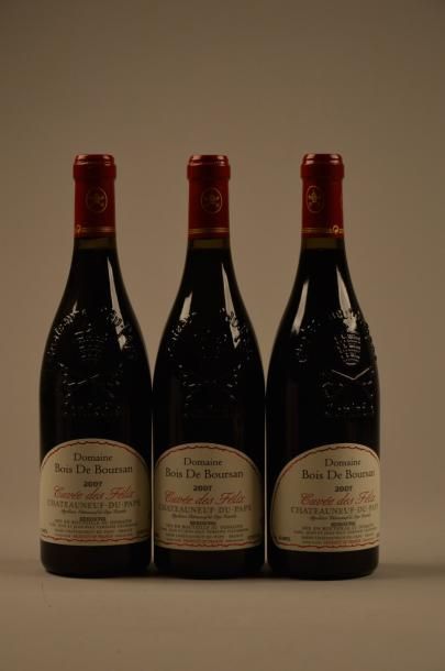 null 3 B CHATEAUNEUF DU PAPE CUVEE DES FELIX Bois de Boursan 2007