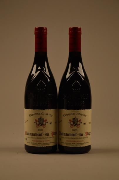 null 2 B CHATEAUNEUF DU PAPE Rouge Charvin 2005