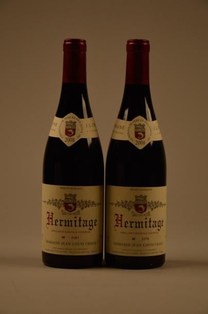 null 2 B HERMITAGE Rouge Jean Louis Chave 2008