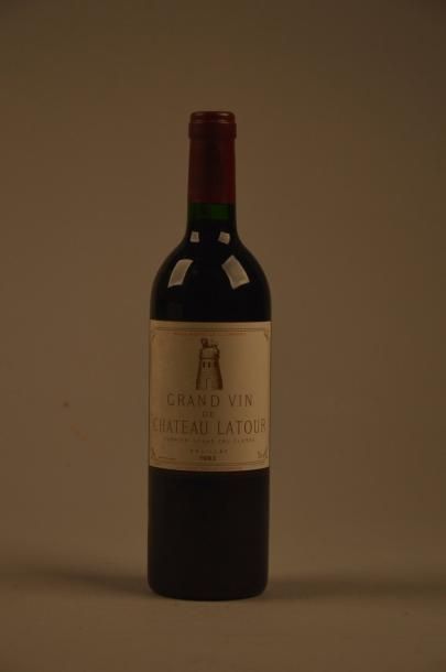 null 1 B CHÂTEAU LATOUR (e.l.s.) GCC1 Pauillac 1983