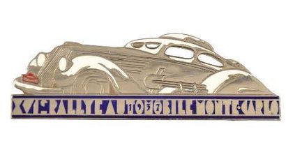 null Badge du XVIème Rallye Automobile Monte-Carlo, 1937 Drago fabricant H.: 5 cm...
