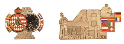 null Badge du 51ème Rallye Automobile Monte - Carlo H.: 7,5 cm - L.: 9 cm On joint...