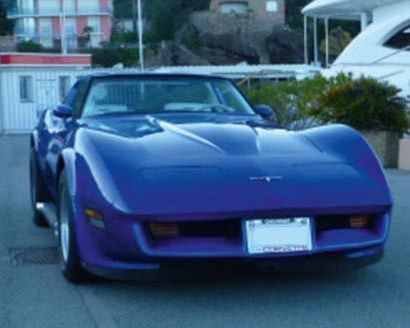 1980- CHEVROLET CORVETTE T TOP La Chevrolet Corvette C3 est lancée en 1968. Elle...