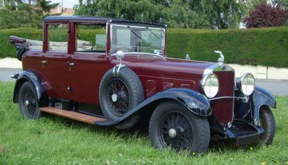 1932 - DELAGE D8 LANDAULET COUPE CHAUFFEUR CARROSSERIE BINDER «Retenez bien ceci:...