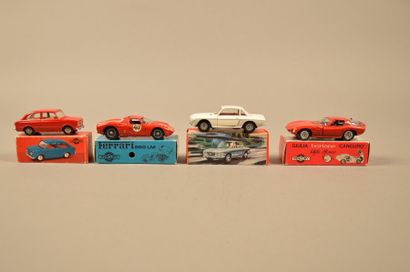 MERCURY Ensemble de quatre véhicules dans leurs boîtes comprenant: - Lancia Fluvia...