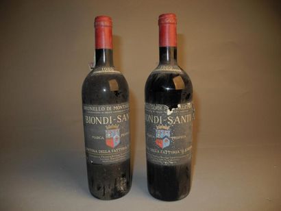 null 2 B BRUNELLO DI MONTALCINO (1 H.E.; 1 M.E.+; 1 e.a.) Biondi Santi 1980