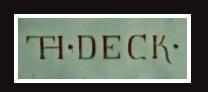 Théodore DECK (1823-1891) Paire de jardinières rectangulaires en céramique émaillée...