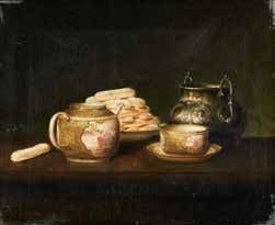 Attribué à Antoine VOLLON (1833-1900) Nature morte aux biscuits Huile sur toile 38...
