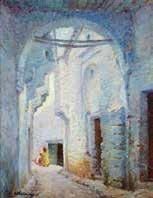 Léon CAUVY (1874- 1933) Casbah d'Alger Huile sur toile marouflée sur carton, signée...