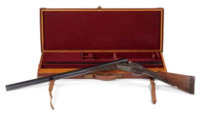 COGSWELL & HARRISON Superbe fusil de chasse calibre 12/70 (n°46685) à platines, éjecteurs...