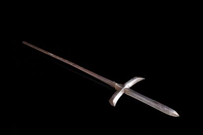 null Jumonji Yari (pointe de lance cruciforme); long.: 22 cm, larg.: 15 cm (lame...