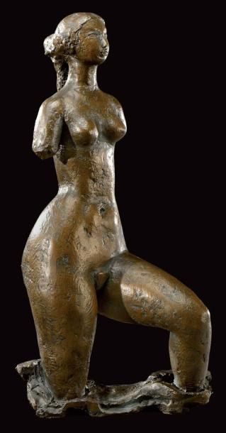 ANTONIUCCI VOLTI (1915-1989) Sculpture en résine imitant le bronze à patine brune...