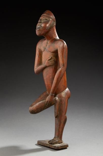 null Rare statue Kongo.
République du Congo, XIXème siècle 
H: 45 cm