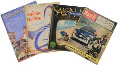null Magazine Miroir du Monde 1932 L'Automobile salon 56 illustration 1937 Paris...