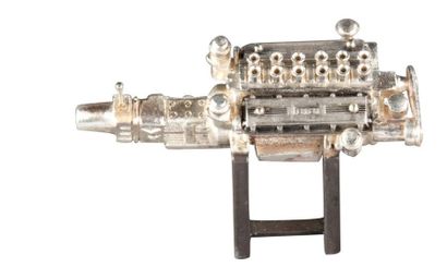 null Miniature de moteur Bloc moteur de la ferrari 250 GTO sur support à l'échelle...