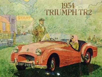 1954 - TRIUMPH TR2 «PORTES LONGUES» «La naissance du mythe dans sa version la plus...