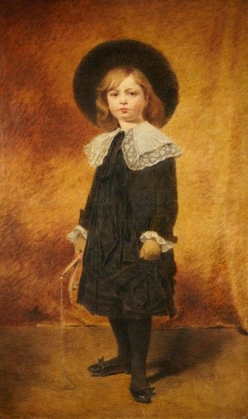 FERNAND PELEZ (1843-1913) Jeune garçon Huile sur toile, signée en bas à droite 142.5...
