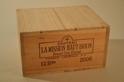 null 6 B CHÂTEAU LA MISSION HAUT BRION (Caisse Bois) CC Graves 2006