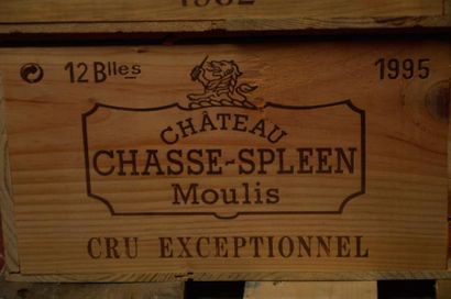 null 12 B CHÂTEAU CHASSE SPLEEN (Caisse Bois) Moulis