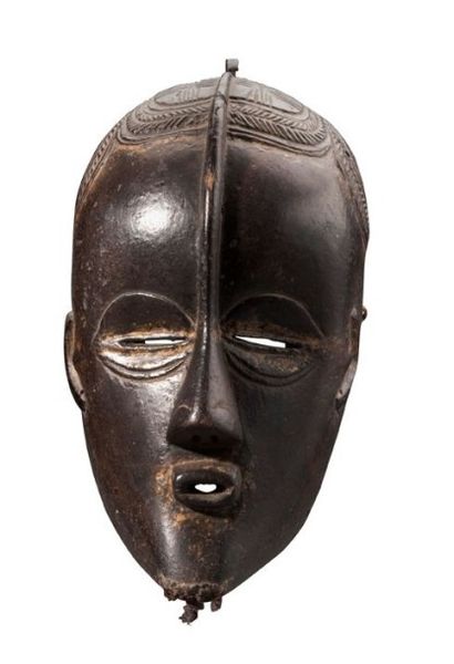 null Masque Gouro-Bété-, Côte d'ivoire, provenant de la région Daloa, zone de culture...