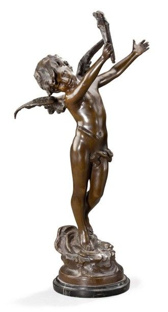 Auguste MOREAU Bronze Haut. avec le socle: 71 cm
