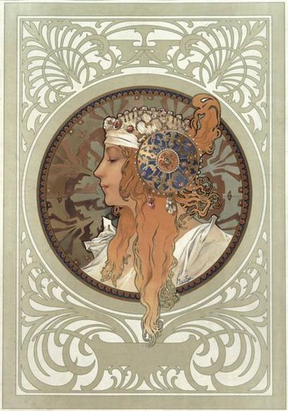 Théophile SOYER (1853-1940) Plaque décorative à découpe ajourée en cuivre émaillé...