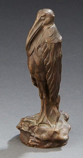 BONFILL Marabout en bronze Haut.: 13 cm