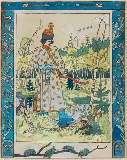 Attribué à Ivan YAKOVLEVICH BILIBIN (1876-1942)