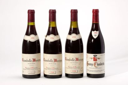 null 2 B CHAMBOLLE MUSIGNY (e.t; 1 clm.s; 1 clm.a.) Georges Roumier 1990; 1 B CHAMBOLLE...