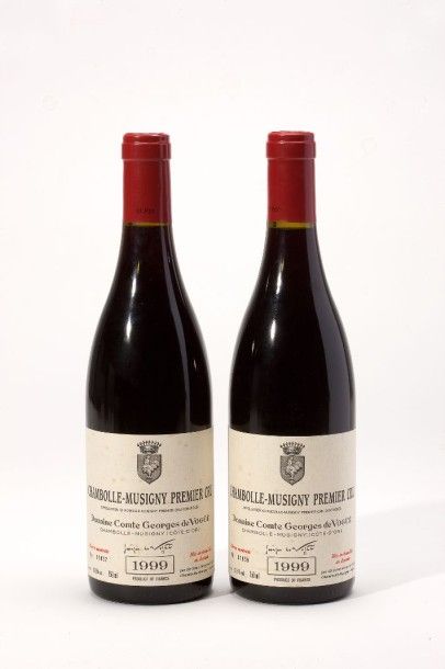 null 2 B CHAMBOLLE MUSIGNY (1er Cru) e.t. légères Comte de Vogüé 1999