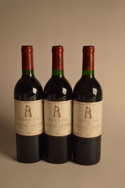 null 3 B CHÂTEAU LATOUR (e.l.s; 1 c.l.a. sommet) GCC1 Pauillac 1986