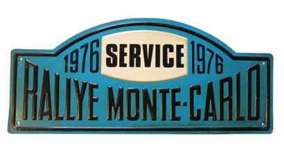 null Plaque Rallye Monte Carlo 1976 Service