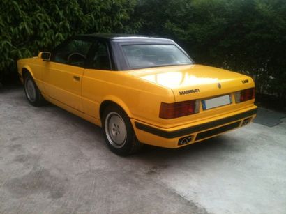 1990 - MASERATI KARIF Les années 1980 sont pour Maserati l'ère des motorisations...