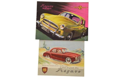 null Lot de 2 catalogues RENAULT FREGATE