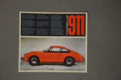 Catalogue PORSCHE 911 1965