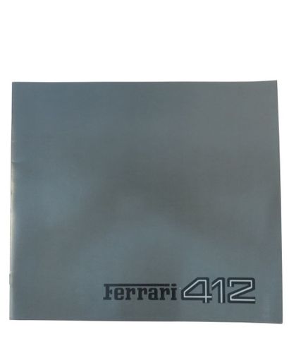 Catalogue FERRARI 412