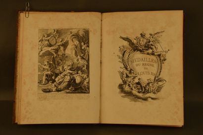 GODONNESCHE, Nicolas Médailles du règne de Louis XV. [Paris, vers 1748]. Grand In-4,...