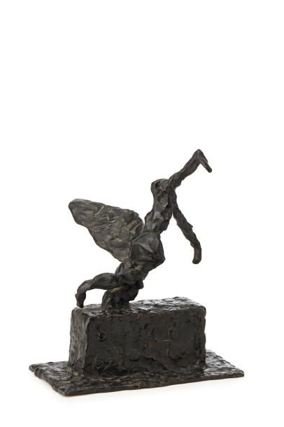 Antonio SEGUI (1934) La chute d'Icare Bronze à patine noire, signée et n° 5 sur le...