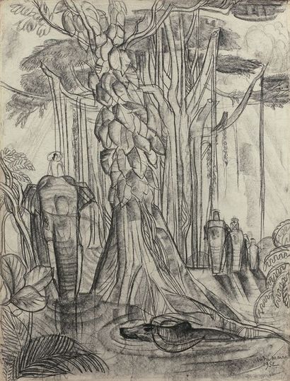 André MAIRE (1898-1985) Paysages animés réalisés pour la plupart au Vietnam
Ensemble...