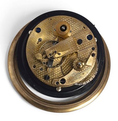 THOMAS MERCER Vers 1880 N°26783 Chronomètre de marine 2 jours. Cadran argenté, chiffres...
