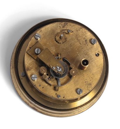 VISSIERE au Havre Vers 1850 N°193 Rare chronomètre de marine 2 jours pour LEROY &...