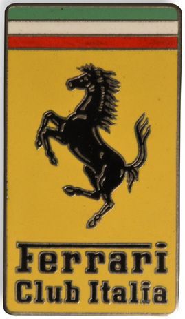 null Lot 
de six plaques 
de Clubs Ferrari
