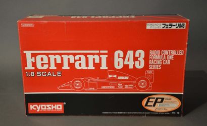 FERRARI Ferrari F643
échelle 1/8e à moteur electrique radiocommandée par KYOSHO.
Jouet...