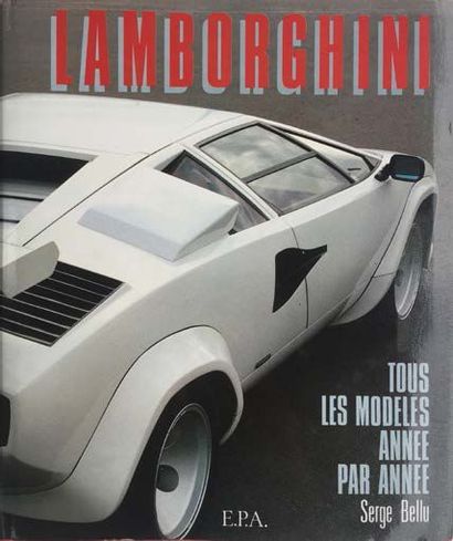 null Livre 
Lamborghini par Serge Bellu 1987 tous les modèles année par année. Editions...