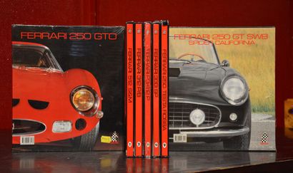 Lot de 7 livres de la collection Ferrari...