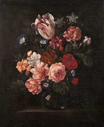 COT (Actif au XIXème siècle) 
Bouquet de fleurs
Toile 73,5 x 60 cm
Signé en bas à...