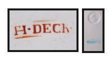 Théodore DECK (1823-1891) Assiette circualire en céramique émaillée mauve à décor...