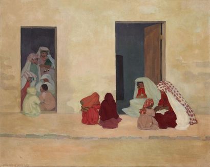 Jean-Désiré BASCOULES (1886-1976) Sahara algérien
Huile sur toile, signée en bas...